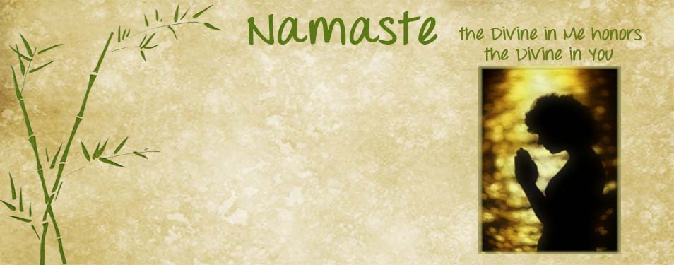 Welcome Namaste friends screen