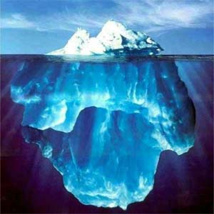 Spirituality 101 (for beginners), our soul is like an iceberg; most is unseen